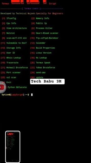 INSTALL LAZY SCRIPT IN TERMUX | EDUCATIONAL & LAB TESTING ONLY---
