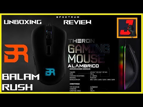 Unboxing y Review en Español | Balam Rush: Theron Spectrum Mouse