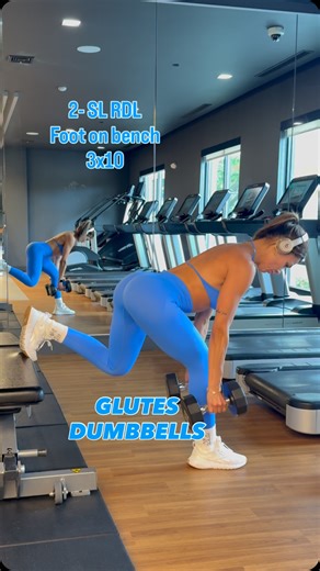 Fernanda Shaw | Fat Loss & Mindset Coach | GLUTES- DUMBBELLS 🍑🔥 Grab some dumbbells and a bench/box/chair and give this lower body focused on glutes & legs a try! SAVE & TAG your... | Instagram