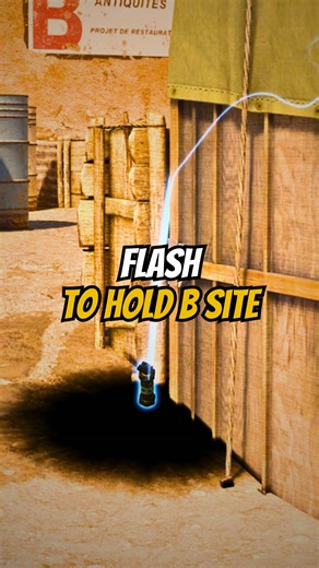 Effective Flash Strategies for Holding B Site on Dust II