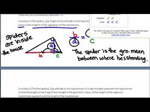 7.4 notes on Similarity in Right Triangles