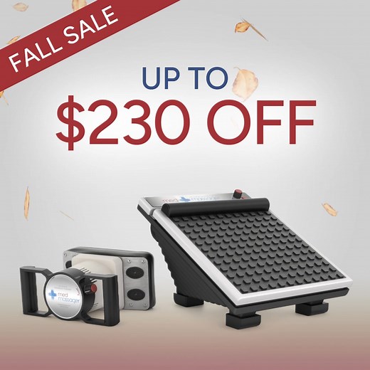 By the time the day winds down, that deep, stubborn discomfort in your muscles can make it hard to relax anywhere in your body. Our massagers use Oscillex™ Technology to: ✔️ Soothe tired muscles and ease built up tension ✔️ Encourage healthy circulation for a more settled, relaxed feeling ✔️ Bring gentle comfort that helps your whole body unwind Easy to use on feet, legs or wherever you need a little relief. Just simple comfort that helps you feel more at ease. | MedMassager