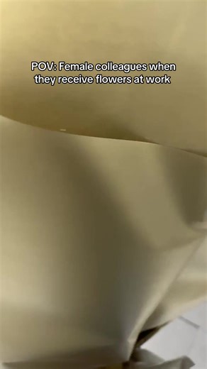 The Joy of Receiving Flowers at Work