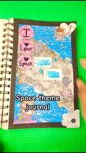 let's explore the space with journal | space exploring mood | #space #theme #junkjournal #explore
