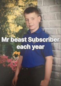 Mr Beast Subscriber Every Year