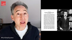 74K views · 203 reactions | Einstein won the Nobel Prize for explaining a puzzle to do with light and electrons known as the photoelectric effect. In today's Your Daily Equation, Brian discusses the key formula in this explanation, an insight that helped launch the quantum revolution. | World Science Festival | Facebook