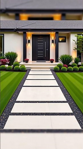 Modern Front Yard Walkway Ideas 2025 🏡 | Stylish Entrance Paths & Landscaping Inspiration
