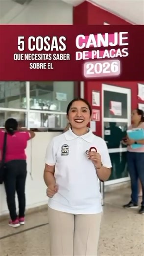 SATQ on Instagram: "🚗✨ ¿Vas a realizar tu canje de placas 2026? Antes de acudir, hay 5 puntos claves que necesitas saber 🔍 En este reel te las contamos de forma clara y rápida para que tu trámite sea más fácil y sin contratiempos. ⏱️📄 📲 Dale play, infórmate y haz tu canje con tiempo. ¡Ponte las placas! #UnidosParaTransformar #CanjeDePlacas2026 #CirculaSeguro #REC"