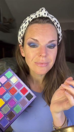 Blue shimmer smoky eye ✨ | makeup over 40