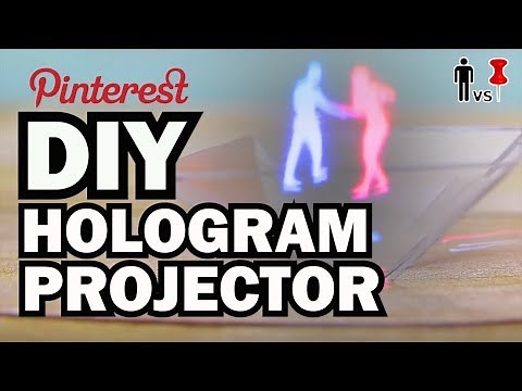 DIY HOLOGRAM PROJECTOR - Man Vs Pin - Pinterest Test #65