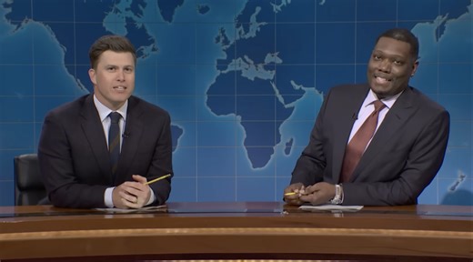 Colin Jost and Michael Che swap 'Weekend Update' jokes in 'SNL' season finale