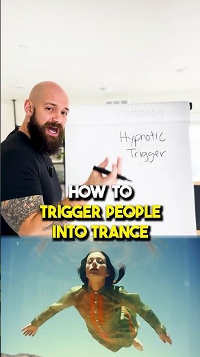 How to TRIGGER people into trance #hypnotic #trance #hypnosis #hypnotherapy