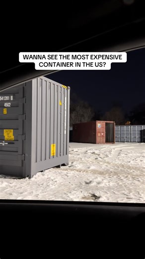 Wanna See the Most Expensive Container in the US? 💀#simpleshippingcontainers