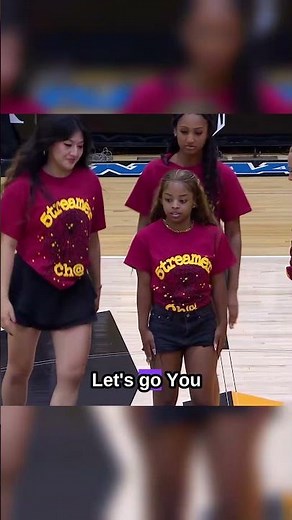 The streamer U cheer squad went crazy