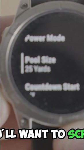 Garmin Fenix 7: Automatically tracking pool swims for better accuracy
