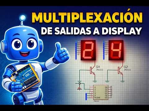 #electronica con #ia N°11 - multiplexación de salidas a #display - corte y saturación