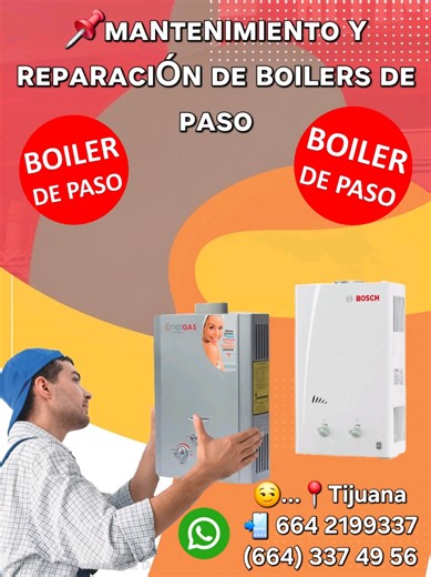 Reparación y mantenimiento de boilers en Tijuana
