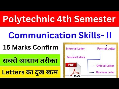 How to write a Letter in English & all TYPES | Communication Skills 2nd Letter Writing/Letter types
