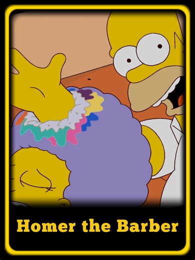 Homer Simpson's Haircutting Skills