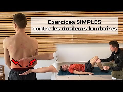 Quelques exercices simples contre les douleurs lombaires