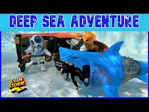 Pretend Play in the Pool Deep Sea Adventure Toy Boat Playset