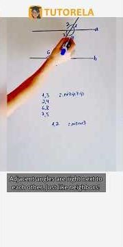Understanding Angles with Parallel Lines a and b #Math #ParallelAndPerpendicularLines #Angles