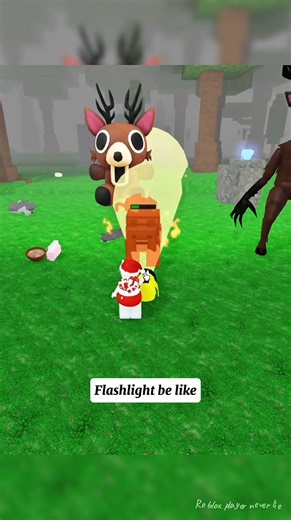 17K views · 169 reactions | Mobs after seeing the flashlight: I’m out. #99nightsintheforest #roblox #fblifestyle | Roblox Player Never Lie | Facebook