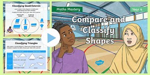 Year 4 Compare and Classify Shapes Maths Mastery PowerPoint