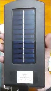 Remote controlled solar sensor light