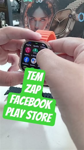 smartwatch Android b100, chip bluetooth NFC GPS responde mensagem play store câmeras