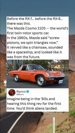 Mazda Cosmo 110S — The Car That Made Rotaries Cool