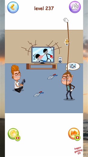 ambil tv - troll rubber level 237 gameplay android #games #gamerlyfe