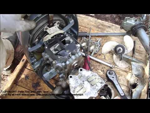 How to disassemble totally OMC Evinrude 4 HP outboard motor