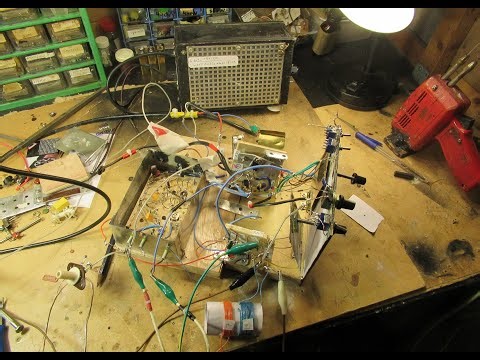 Book Capacitor Superheterodyne radio (pure experimental) for SW around 7 MC final results (VLOG)