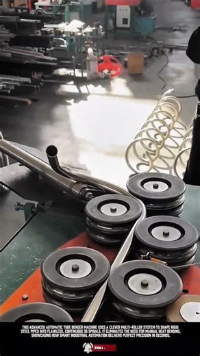 Automatic Tube Bender Tool Creates Flawless Metal Pipe Spirals #ToolHolder