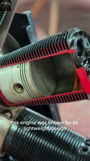 Inside the Clerget Rotary Engine Amazing Cutaway View#shorts