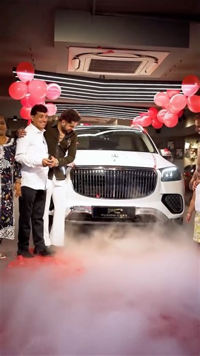 Fusion Cars on Instagram: "Happiness Delivered 🤩 Congratulations on your new pre-owned luxury Mercedes Maybach from @fusioncarsindia ✨ We're proud to deliver these premium cars, ensuring our customers drive away with a smile and unmatched satisfaction. #FusionCars #CarDelivery #MercedesBenzGLS #LuxuryCars #DrivenByExcellence"