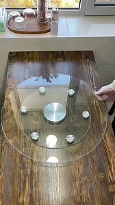 不管是方桌还是圆桌，有了这个餐桌旋转盘，吃饭夹菜更方便了 #餐桌旋转转盘 #餐桌 #好物推荐