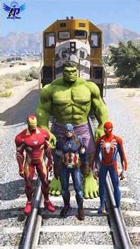 Spider-Man & Iron Man FAILED... But Look at Hulk ! - GTA V
