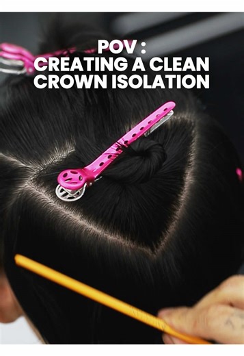 Crown Isolation Sectioning Haircut Tutorial in Malaysia