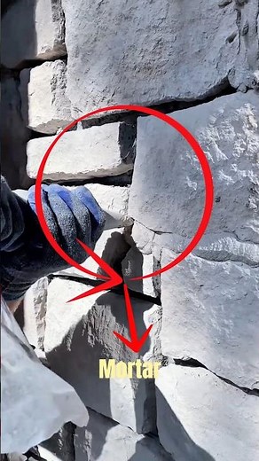 Professional Mortar Grouting Tool for Stone Wall Restoration | Masonry Joint Filling Technique.