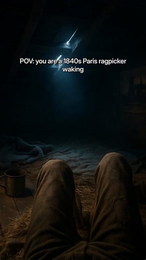 1840s Paris Ragpicker: Dawn Streets to Tavern #1840s #Paris #ragpicker #history #revolution