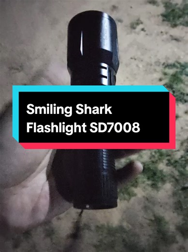 Smiling Shark Flashlight SD7008 Harga Mampu Milik Cahaya Super Terang. #outdoorlife #flashlight #lamputerang #barangviral #fyp