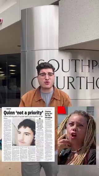 NDIS DEATH INQUEST UPDATE:Marcia De Menezes was in the witness box today, and the evidence we heard from her this morning was genuinely shocking.The inquest heard that Quinn Cook threatened to commit suicide at least a dozen times in the years before he died.But Marcia never called 000 to get Quinn the help he needed.She didn't file a single report with the NDIS.She didn't file a single report with his psychiatrist.She didn't report a single suicide threat to the Department of Child Safety.And w