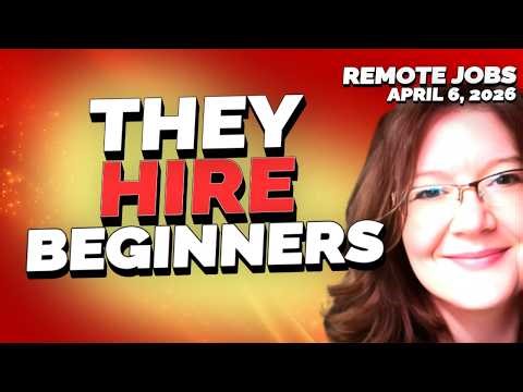 I Found 7 REAL Remote Jobs For BEGINNERS Availalbe Today (Very Little or No Experience Needed)