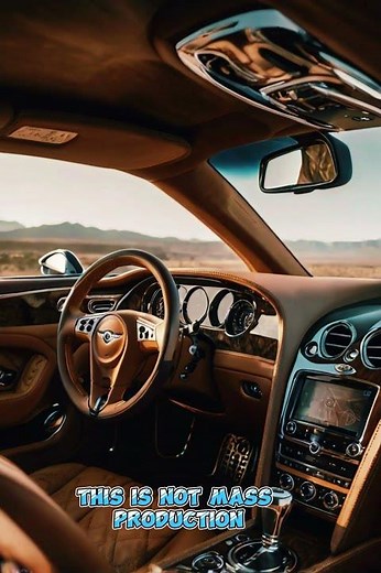 Inside the Cabin of a $500,000 Bentley — Pure Perfection