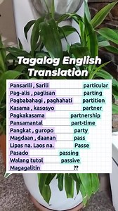 10K views · 160 reactions | #education #TagalogEnglish #vocabulary #learning #educational #English #basicenglish #basic #filipino #filipinoEnglish | Learning Tagalog English Translation | Facebook