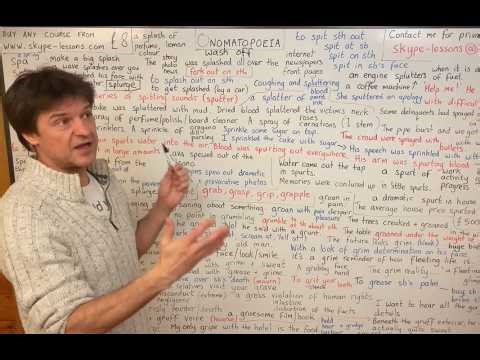 ONOMATOPOEIA (Advanced Grammar and Vocab - Part 3)