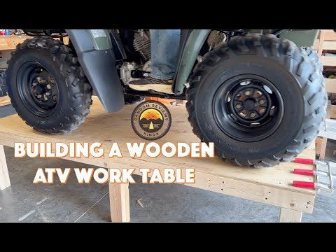 ATV Work Table out of Wood