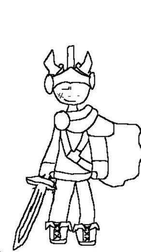 Cape test animation #phighting #sword #shorts #animation